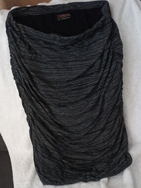 Renee C. Charcoal Ruched Tube Top